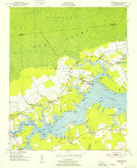 Vandemere 1950 topographic map thumbnail