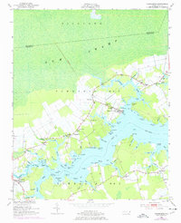 Vandemere 1950 topographic map thumbnail