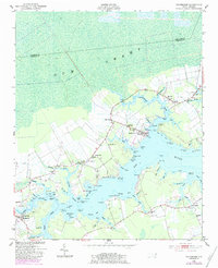 Vandemere 1950 topographic map thumbnail