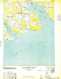 Wade Point 1948 topographic map preview