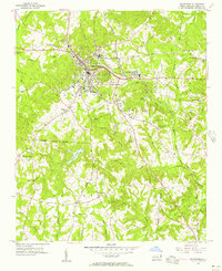 Wadesboro 1956 topographic map thumbnail