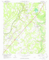 Wade 1974 topographic map thumbnail