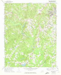 Wake Forest 1967 topographic map thumbnail
