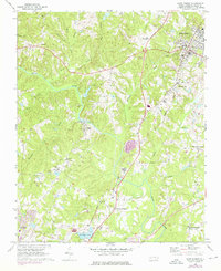 Wake Forest 1967 topographic map thumbnail