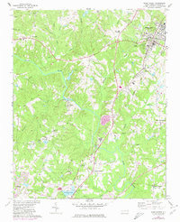 Wake Forest 1967 topographic map thumbnail