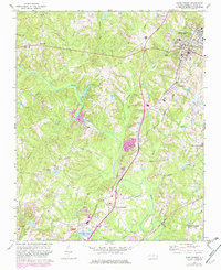 Wake Forest 1967 topographic map thumbnail