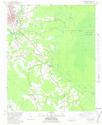 Wallace East 1981 topographic map thumbnail