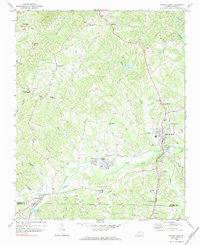 Walnut Cove 1971 topographic map thumbnail