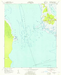 Wanchese 1953 topographic map thumbnail