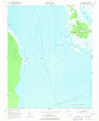 Wanchese 1953 topographic map thumbnail