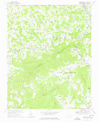 Warrensville 1966 topographic map thumbnail