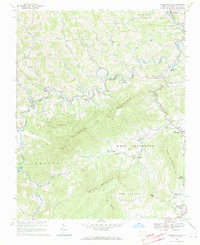 Warrensville 1966 topographic map thumbnail