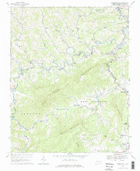 Warrensville 1966 topographic map thumbnail