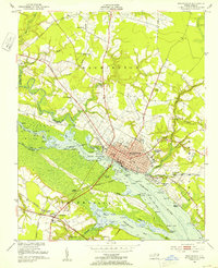 Washington 1951 topographic map thumbnail