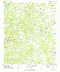 Waxhaw 1970 topographic map thumbnail
