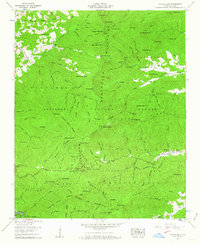 Wayah Bald 1957 topographic map thumbnail