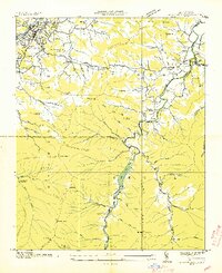 Waynesville 1935 topographic map thumbnail