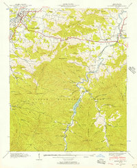 Waynesville 1941 topographic map thumbnail