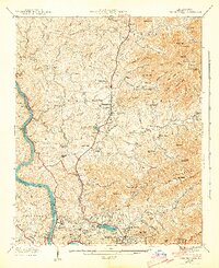 Weaverville 1943 topographic map thumbnail