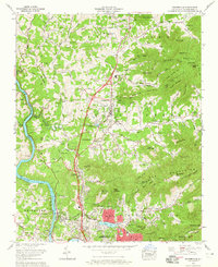 Weaverville 1962 topographic map thumbnail