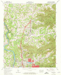 Weaverville 1962 topographic map thumbnail