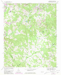 Weddington 1968 topographic map thumbnail