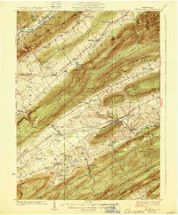 Centre Hall 1929 topographic map thumbnail