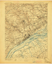 Chester 1896 topographic map thumbnail