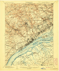 Chester 1898 topographic map thumbnail