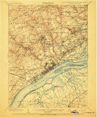 Chester 1898 topographic map thumbnail