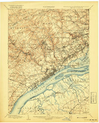 Chester 1898 topographic map thumbnail