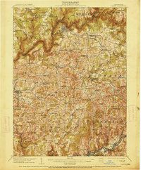 Clarion 1907 topographic map thumbnail