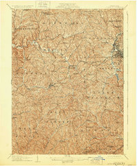 Claysville 1907 topographic map thumbnail