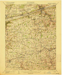 Coatesville 1906 topographic map thumbnail
