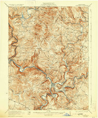 Confluence 1922 topographic map preview