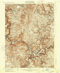 Confluence 1933 topographic map preview