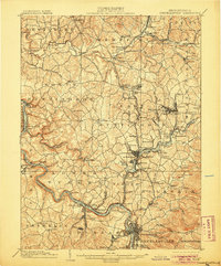 Connellsville 1902 topographic map thumbnail