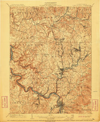 Connellsville 1902 topographic map thumbnail