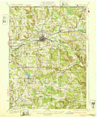 Corry 1932 topographic map thumbnail