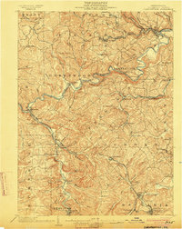 Curwensville 1903 topographic map thumbnail