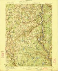 Damascus 1923 topographic map thumbnail