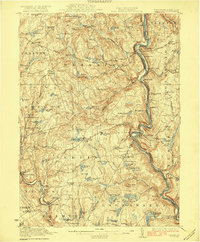 Damascus 1923 topographic map thumbnail