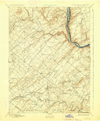 Doylestown 1891 topographic map thumbnail