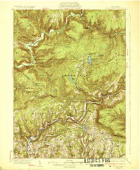 Eagle Mere topographic map thumbnail