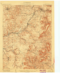 Ebensburg 1904 topographic map thumbnail