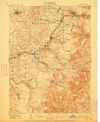 Ebensburg 1904 topographic map thumbnail