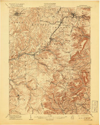 Ebensburg 1904 topographic map thumbnail