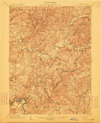 Elders Ridge 1904 topographic map thumbnail