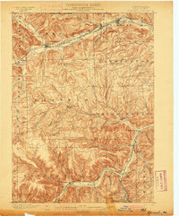 Elkland 1900 topographic map thumbnail