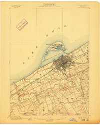 Erie 1900 topographic map thumbnail